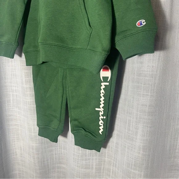 Champion Forest Green Kids Tracksuit - Picture 3 of 13